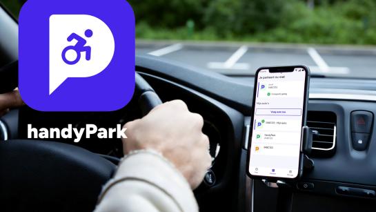 Handypark, handig parkeren voor mensen met een beperking
